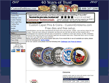 Tablet Screenshot of customemblems.com
